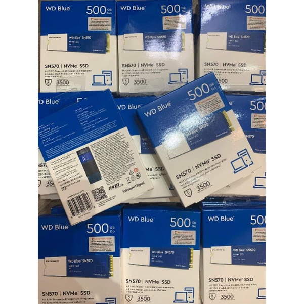 Ổ cứng SSD WD SN570 Blue 500GB / 1TB M.2 2280 PCIe NVMe Gen3x4