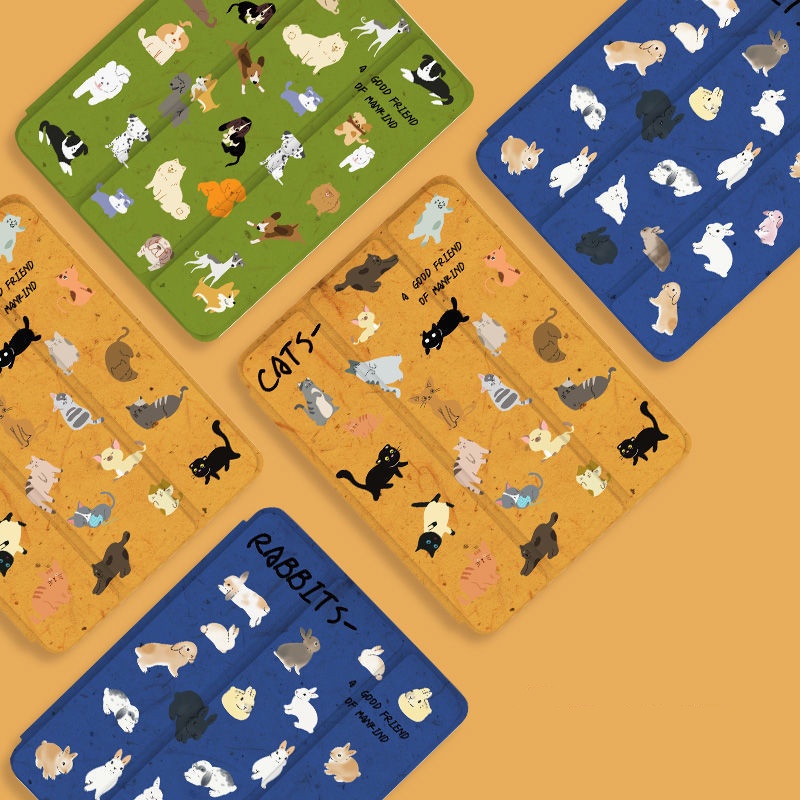 Ốp Máy Tính Bảng Họa Tiết Hoạt Hình Cho iPad GEN7 / 8 / 9 10.2 "GEN10 10.9" Pro11 "Pro12.9" 2022 Air4 Air5 Air3 mini6