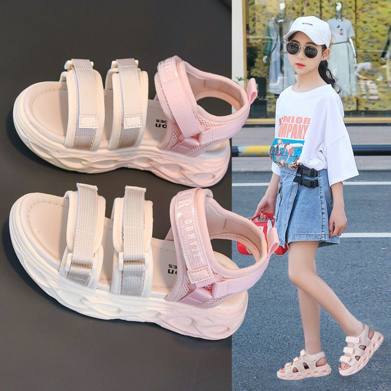 Xăng đan Thể Thao Đế Mềm Thời Trang Mùa Hè 2022 Dành Cho Bé Gái