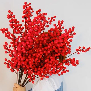 Cành đào đông đỏ tươi 12 nhánh giá rẻ