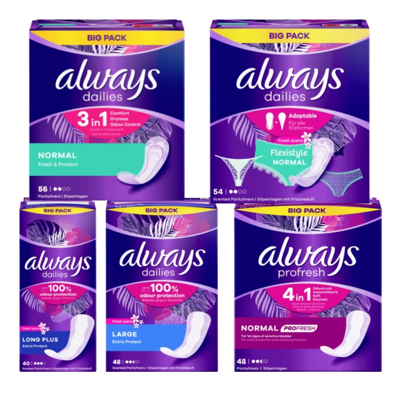 (Biil) Băng Vệ Sinh Hàng Ngày ALWAYS DAILIES-Nội Địa Đức