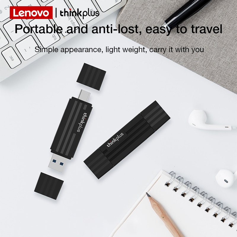 Đầu chuyển đổi dữ liệu LENOVO TC101 OTG Type C sang USB 3.0 dành cho điện thoại/ máy tính xách tay