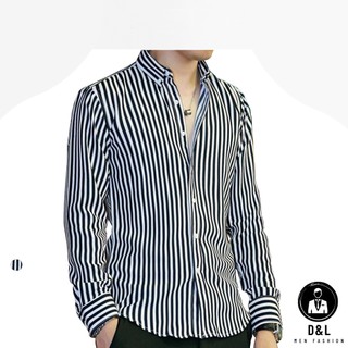 Áo Sơ Mi - Áo Sơ Mi Nam Đẹp - Chất Liệu Lụa Mềm Mịn, Thoáng Mát, Kiểu Dáng Slimfit Trẻ Trung, Thanh Lịch, Tôn Dáng