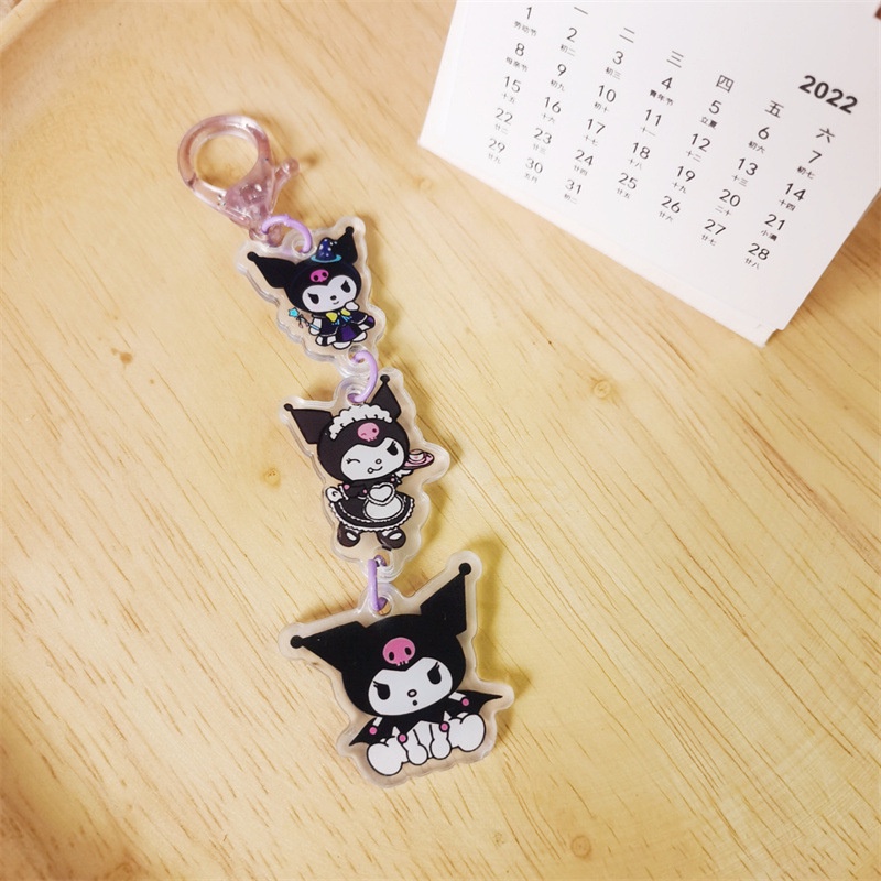 Móc Khóa Hình Búp Bê Sanrio Kuromi Melody Nhật Bản Sáng Tạo