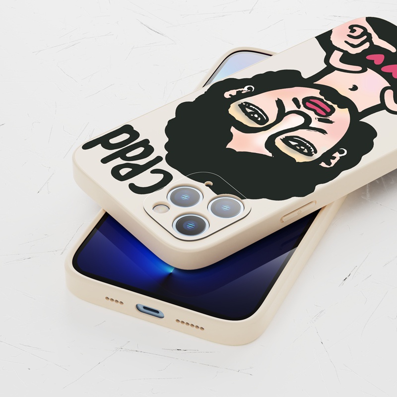 Suntaiho Ốp lưng iphone TPU Silicon mềm họa tiết vui nhộn thích hợp cho iPhone 7 8 11 Pro Max 12 13 14 Plus X XS xr