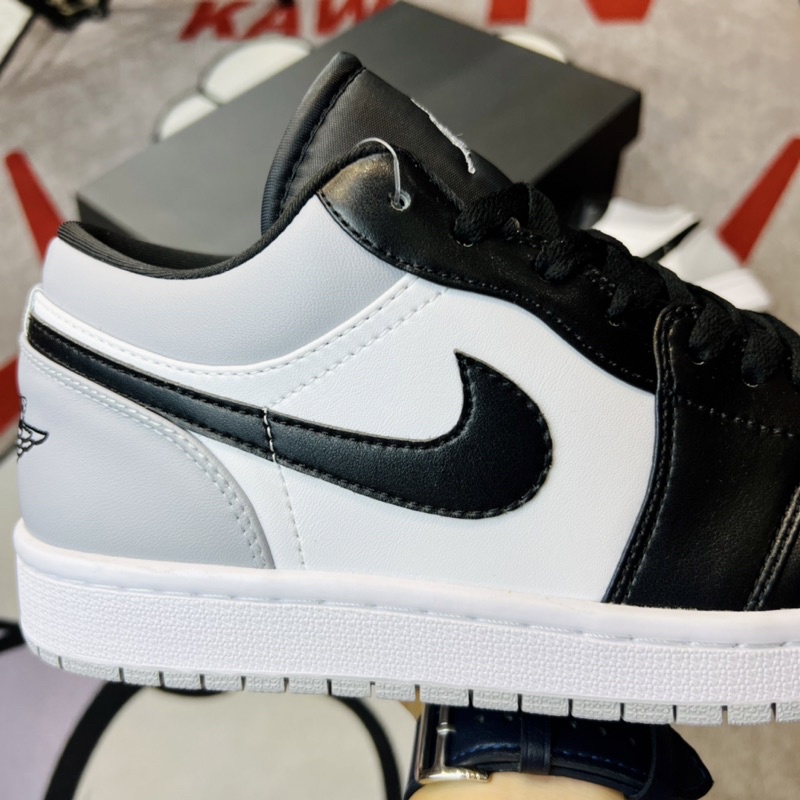 Giày thể thao sneaker cổ thấp AJ1 Air Jordan 1 Low Grey Toe Hàng SC