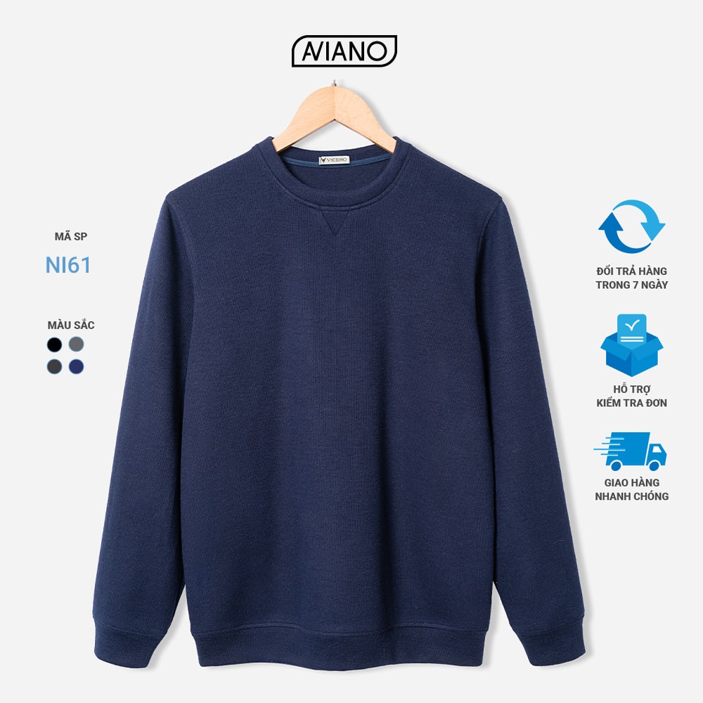 Áo Len Nam Thiết Kế Trẻ Trung Năng Động Thời Trang AVIANO