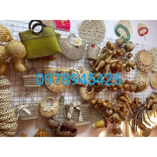 Phụ kiện mây tre đan mini/Mây tre đan mini decor