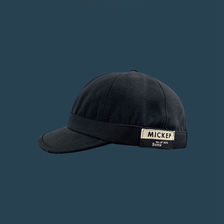 Mũ lưỡi trai THE CAPAL màu trơn in chữ phong cách hiphop Hàn Quốc