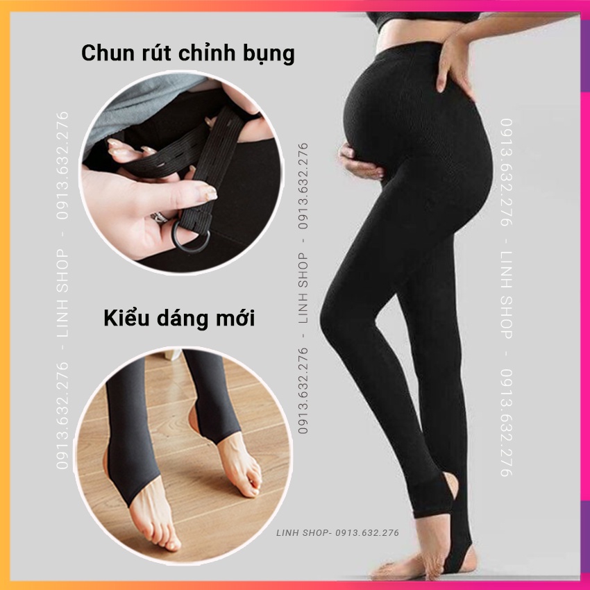 Quần Tât Dẫm Gót Cho Bà Bầu | Quần Tất Mùa Đông Cho Mẹ Bầu