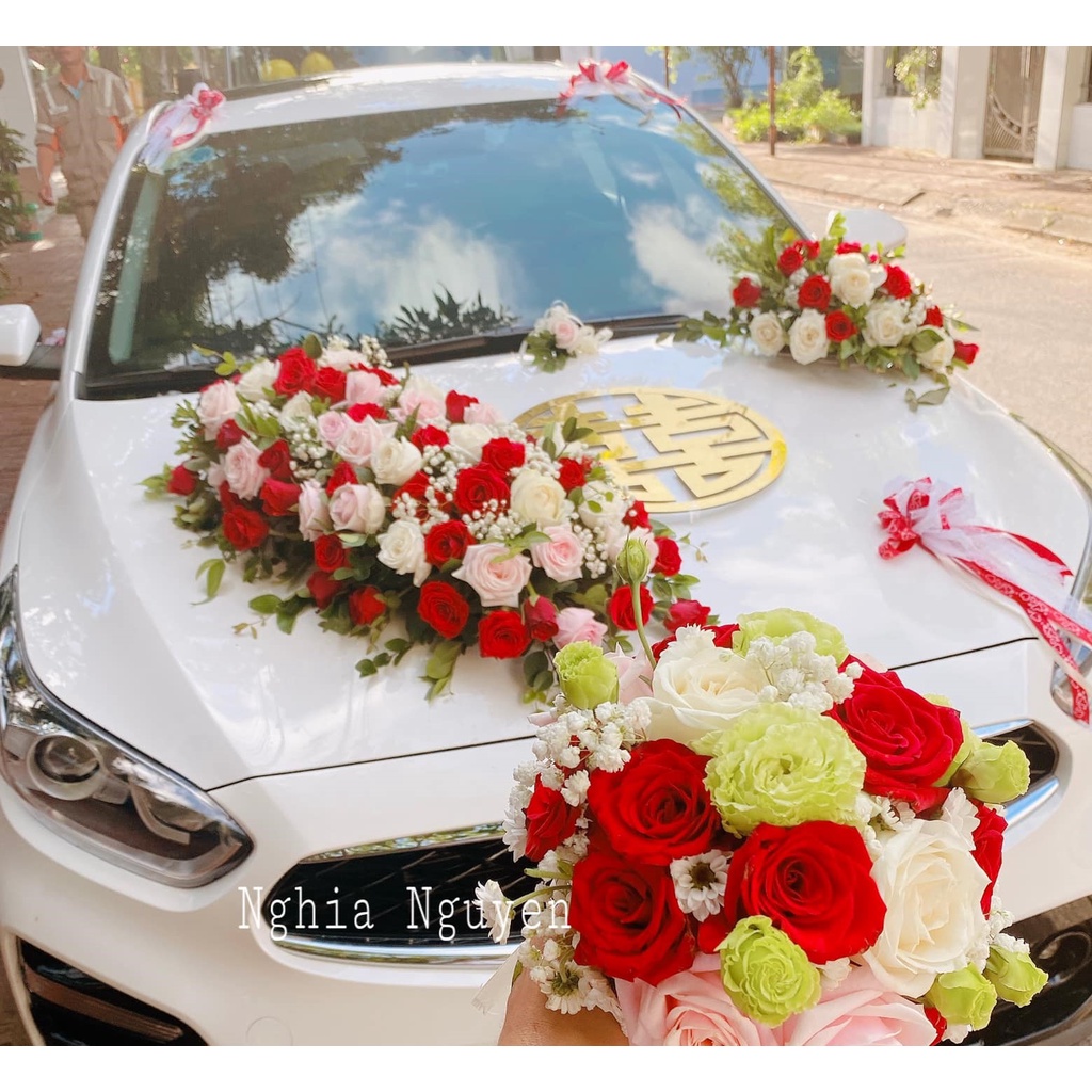 Chữ Song Hỷ 40cm - Đám cưới, bàn thờ gia tiên, xe hoa | Hy Letter + Double Happiness - Wedding, Ancestral Altar