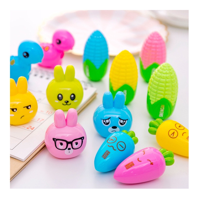 Gọt bút chì nhiều hình dễ thương màu sắc ngẫu nhiên