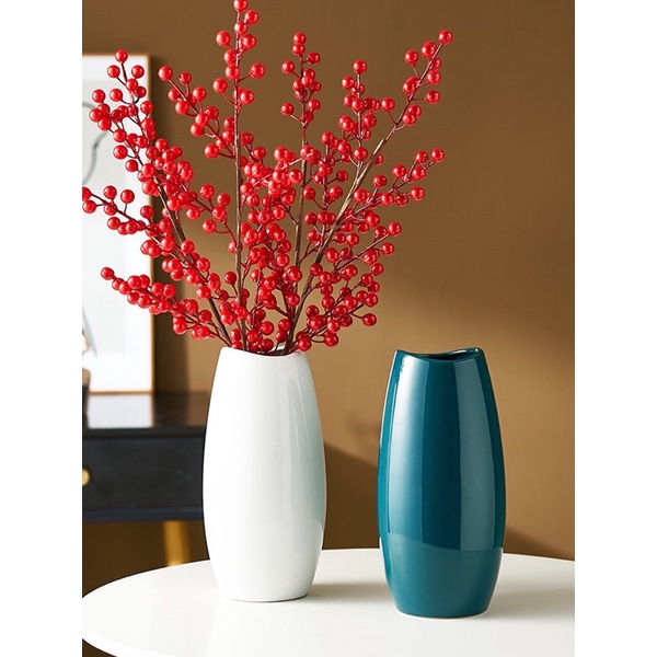 Bình hoa đào đông tài Lộc ngày Tết - trang trí nhà cửa - decor phòng khách