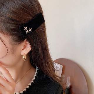 Băng đô cài tóc kẹp tóc đính charm đá phong cách retro