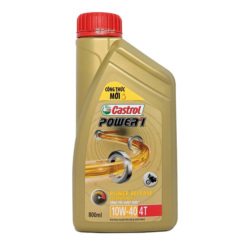 Dầu Nhớt Xe Số Castrol 800ml [ CÔNG THỨC MỚI - HÀNG CHÍNH HÃNG ]- Dầu xe máy êm xe - nhẹ máy được người dân tin dùng