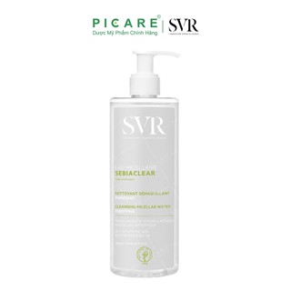 Nước tẩy trang làm sạch da và loại bỏ dầu nhờn SVR Sebiaclear Eau Micellaire ( 75ml - 400ml )