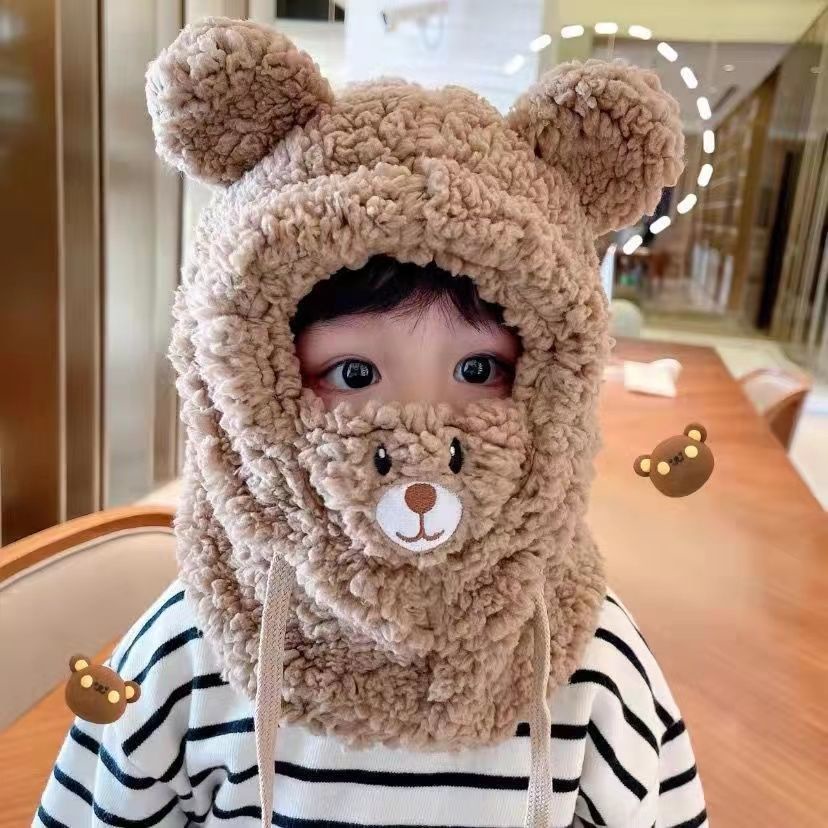 Mũ trẻ em khăn quàng một chiếc mùa thu đông dễ thương