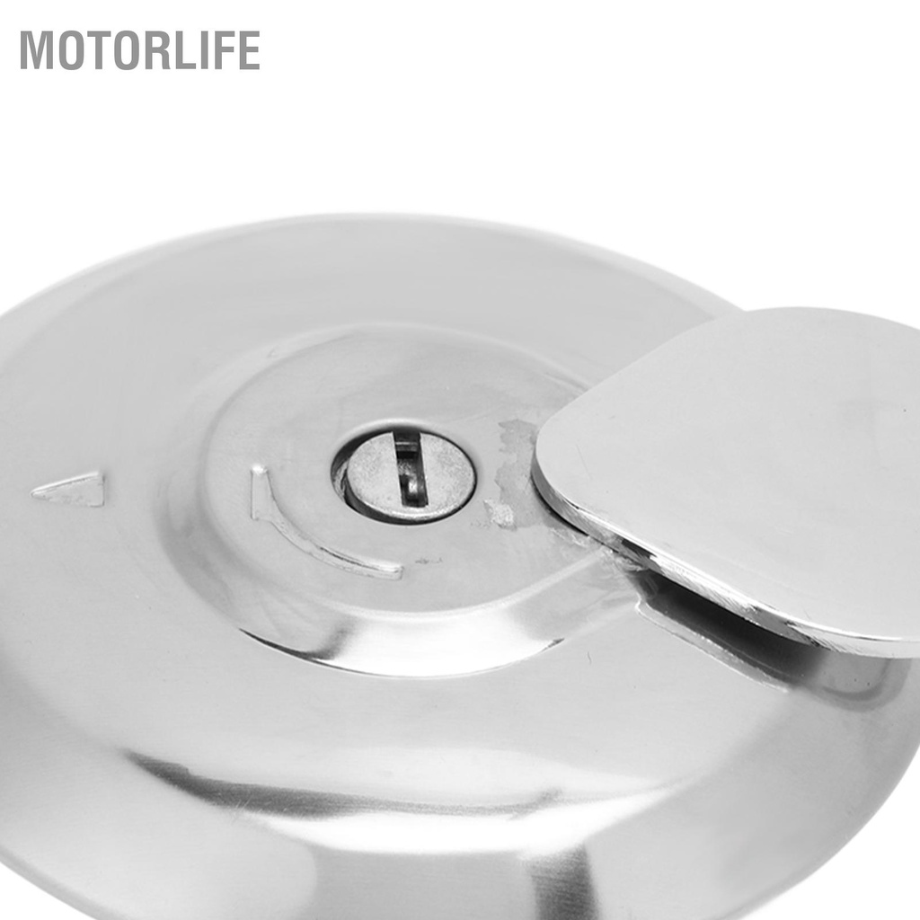 Motorlife Nhiên Liệu Xe Máy Nắp Bình Xăng Có Phím Khóa Chrome Bóng Thay Thế Cho CB1000C CB650 CB750 CM400