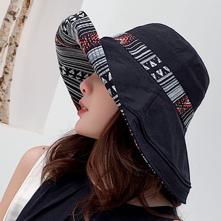 Nón Tai Bèo Rộng Vành Thời Trang Đi Biển Mùa Hè Cho Nữ