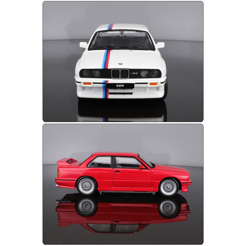 Bburago Mô Hình Xe Hơi Thể Thao 1988 BMW M3  Tỉ Lệ 1: 24