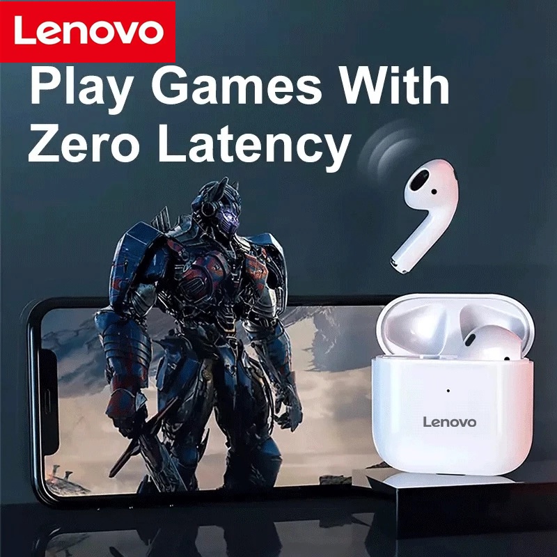 Tai Nghe Nhét Tai Thể Thao Không Dây Bluetooth Giảm Tiếng Ồn HD Kèm Mic Cho Lenovo QY3 TWS