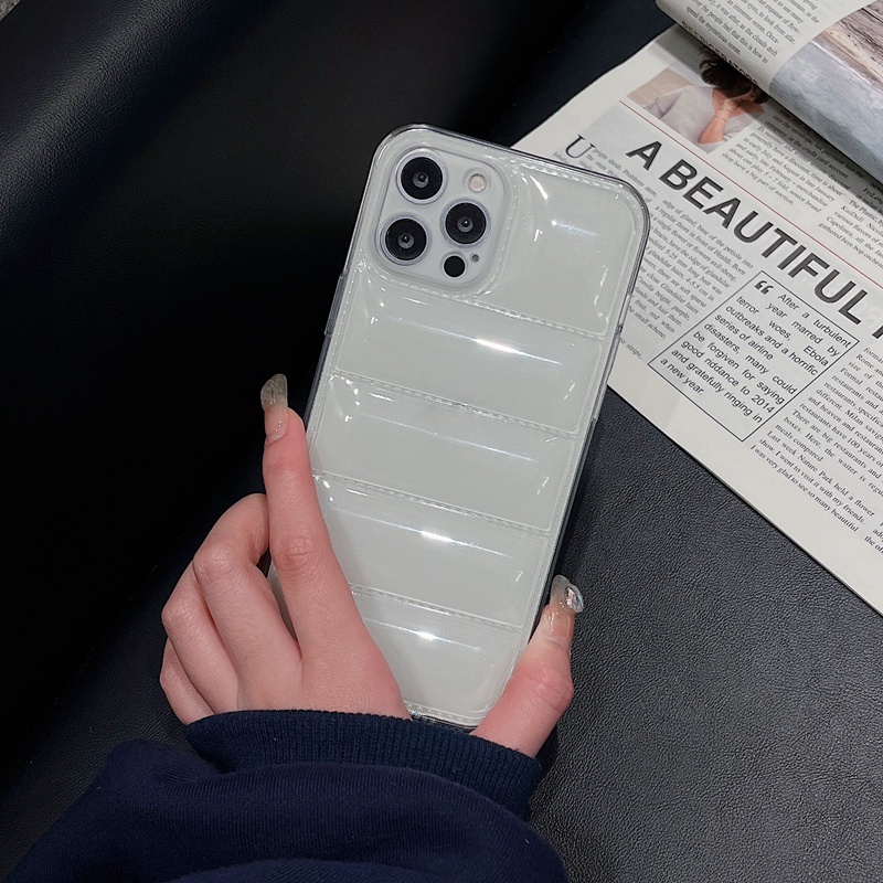 Ốp Điện Thoại Mềm Trong Suốt Có Túi Khí Bảo Vệ Ống Kính Máy Ảnh Cho iPhone 14 13 12 11 Pro Max XS XR X 8 7 Plus
