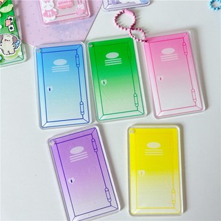 Cuckoo Chuck Gradient diy Tủ Cuckoo Cuckoo Sáng Tạo Acrylic Cuckoo Cuckoo Miếng Dán Thẻ Nhỏ Trang Trí Trong Suốt Móc Khóa Mặt Dây Chuyền