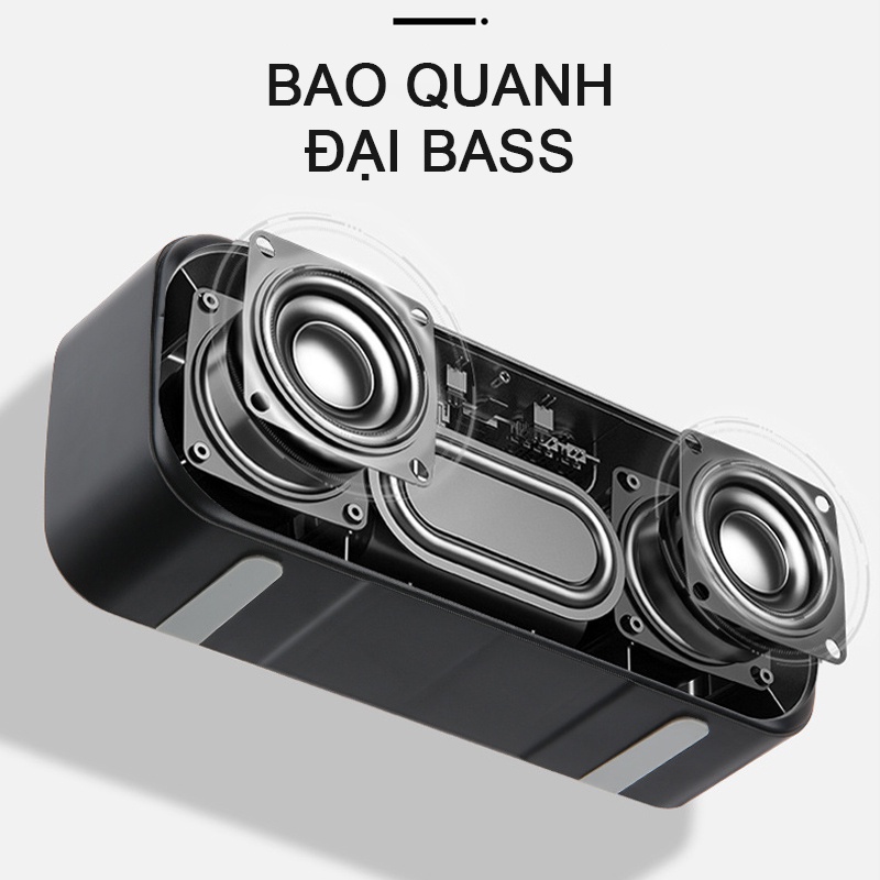 Loa bluetooth mini，loa mini không dây có đèn led âm thanh