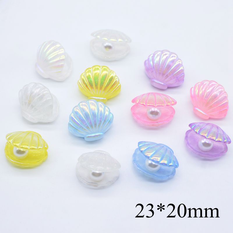 Set 10 Vỏ Ngọc Trai Giả Hình Vỏ Sò
