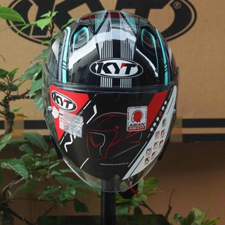 Nón KYT 3/4 NFJ Aqua Blue