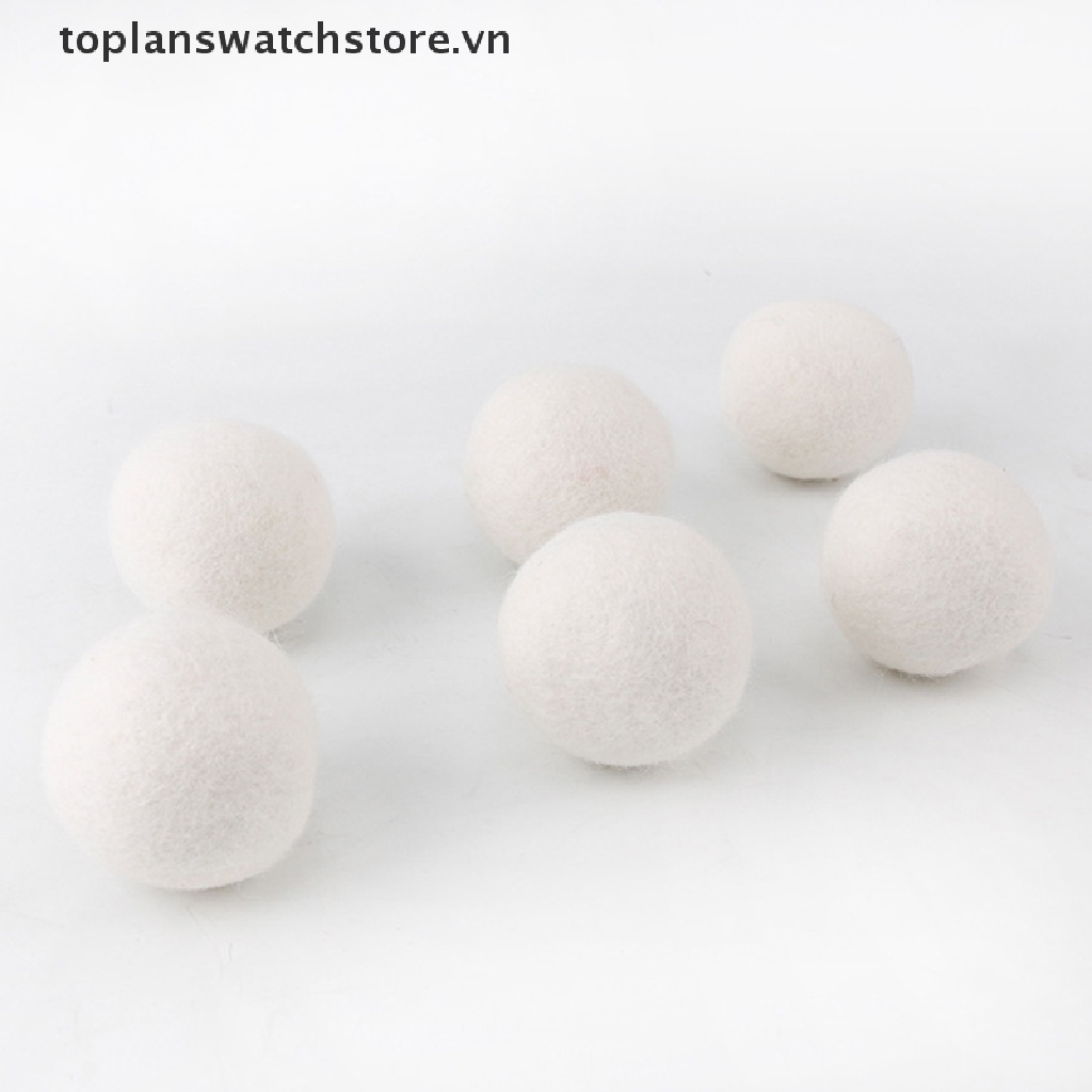 Set 3 / 6 Bóng Len Làm Mềm Máy Sấy Có Thể Tái Sử Dụng