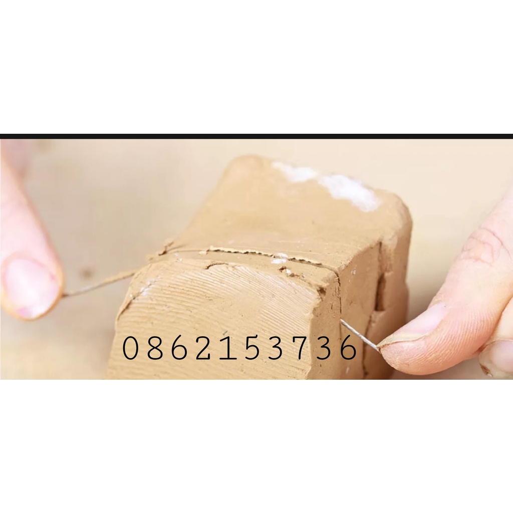 Đất sét làm gốm CAO LANH 2 kg đất màu trắng ngà - Đất làm tượng phù điêu nghệ thuật - 2kg TRẮNG