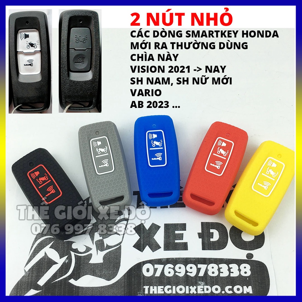 Bọc khóa smartkey các dòng xe Honda Sh, PCX, Vario, Air Blade, Vision, Winner X bảo vệ chìa khóa thông minh