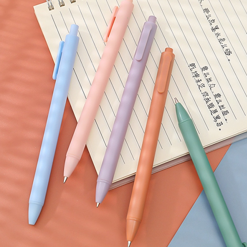 Bút Bi Mực Đen Macaron Ngòi 0.5mm