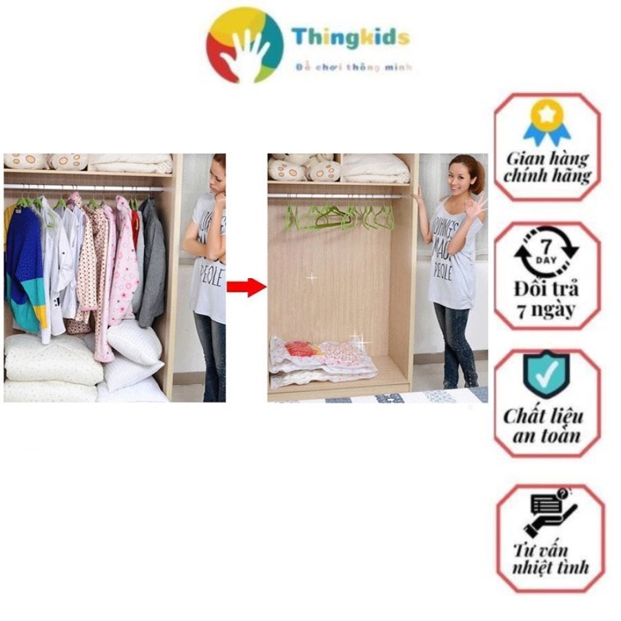 Bộ 8 Túi Hút Chân Không Đựng Quần Áo Kèm Bơm - Thingkids