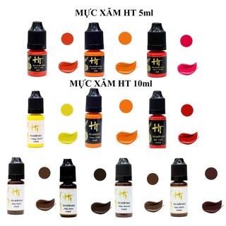 Mực phun xăm HT siêu đậm chính hãng Mỹ - Mực xăm môi siêu bám, mày điêu khắc đi nét - Xử lý Trổ xanh trổ đỏ, Khử thâm mô