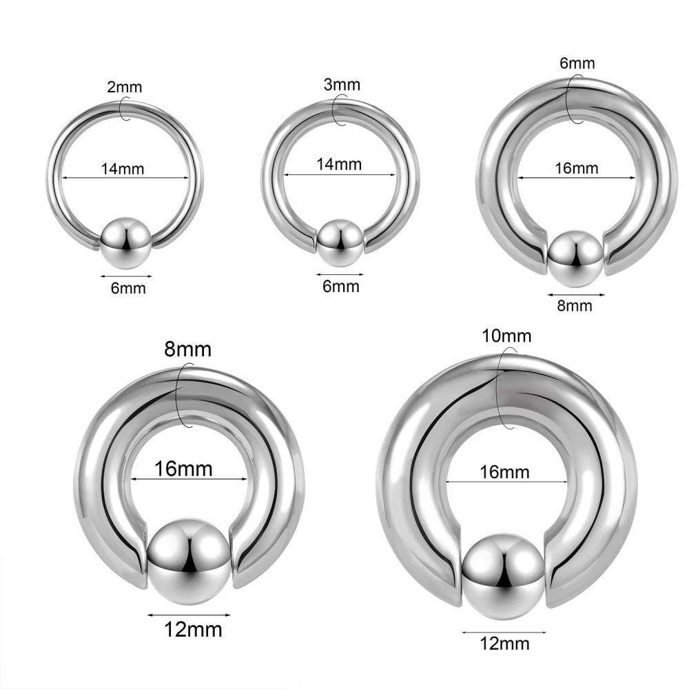 1 Khuyên Xỏ Mũi Thép Không Gỉ Cá Tính