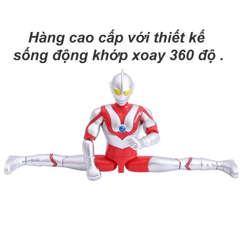 Mô Hình Siêu Nhân Điện Quang Ultraman Có Khớp Cử Động,  Đồ Chơi Cho Bé Trai SN007