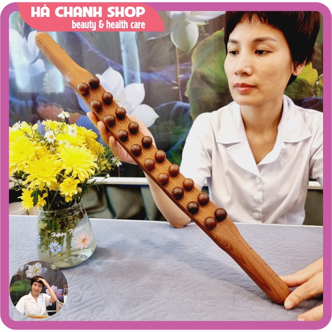 Gậy Gỗ Massage Giảm Béo Đa Năng Gậy Mát Xa Giảm Mỡ Đả Thông Kinh Lạc Bụng Lưng Tay Chân Tiện Dụng