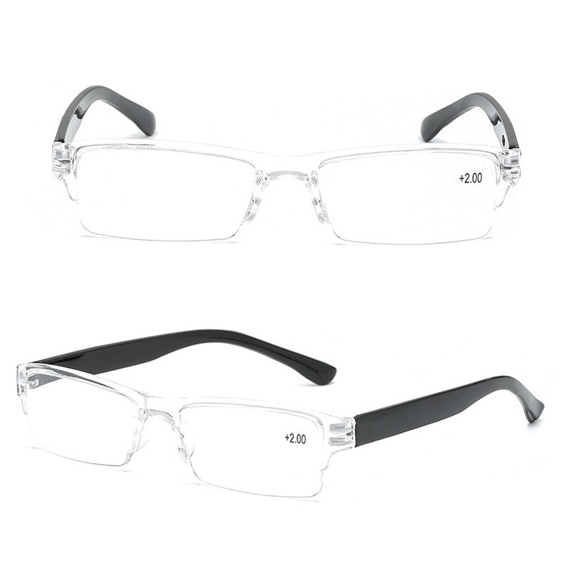 Kính Đọc Sách Phóng Đại Không Viền Siêu Nhẹ Trong Suốt + 1.0 + 1.5 + 2.0 + 2.5 + 3.0 + 3.5 + 4.0