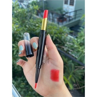 Son 2 đầu đỏ cam ( 1 đầu son - 1 đầu kẻ viền môi)
