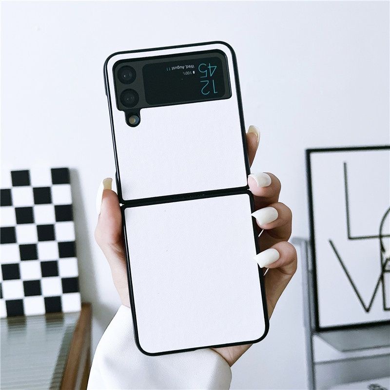 Nhiều màu - Ốp Samsung Z Flip 3 - ZFlip 4 - ZFlip3 - Flip4 5G pastel phủ da xinh xắn