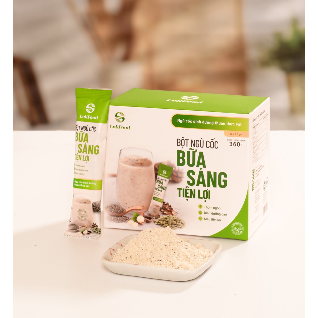 Bột Ngũ Cốc Lolifood Bữa Sáng Tiện Lợi