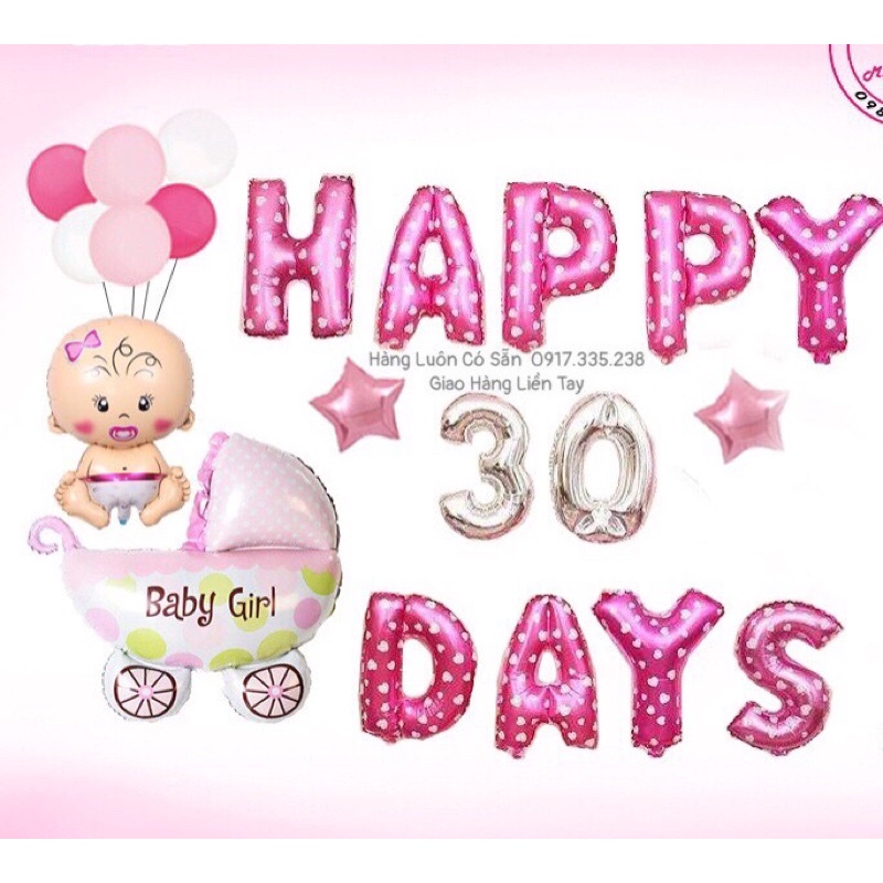 Set bóng sinh nhật bé trai / bé gái