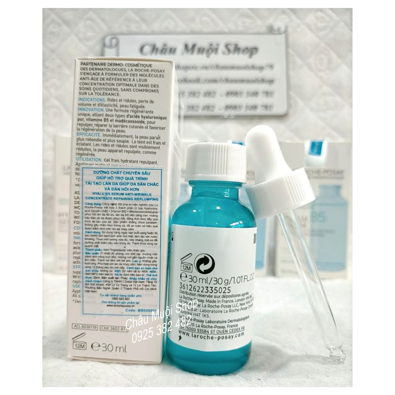 Serum Laroche –Posay Hyalu B5 –Pháp -30ml - Phục Hồi Da Hư Tổn, Tái Tạo Làn Da Giúp Da Săn Chắc