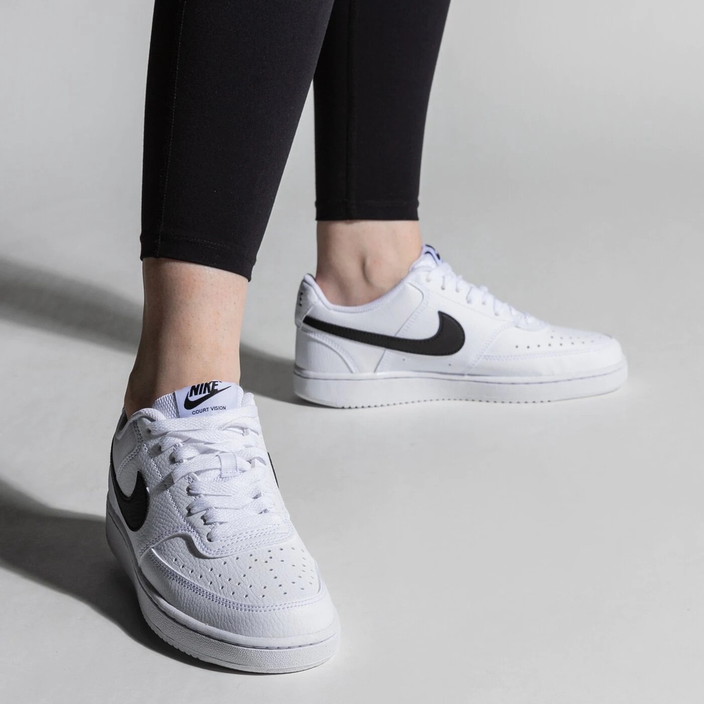 Giày Nike Court Vision Low Trắng Đen  Hàng Chính Hãng 100% - DH2987-101
