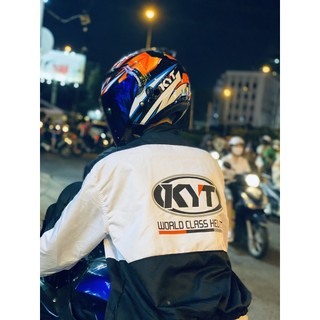 Áo Khoác KYT Trắng Đen