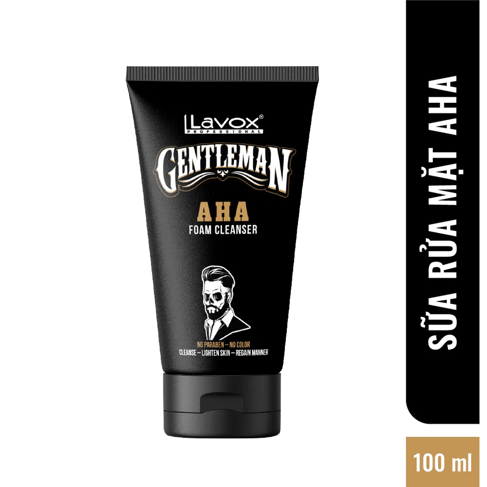 Sữa Rửa Mặt AHA Lavox Gentleman