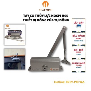 Tay co thủy lực Kospi K65 cho cửa 40 - 65kg (Thiết bị đóng cửa tự động)