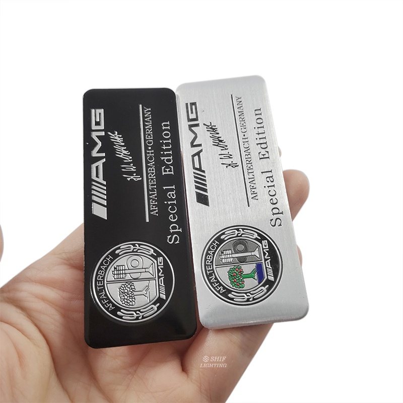 1 x Hình Dán Logo Apple Tree AMG Trang Trí Xe Hơi Mercedes